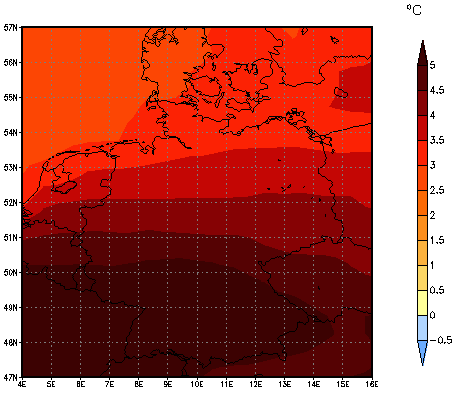 Gebietsmittel dieses Klimalaufs: +5.2°C
