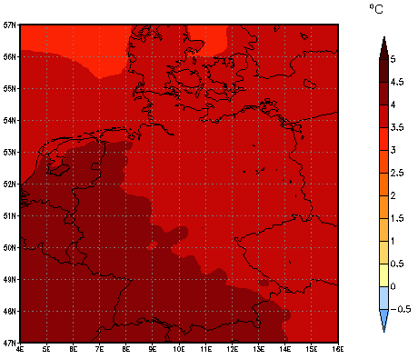 Gebietsmittel dieses Klimalaufs: +4.2°C